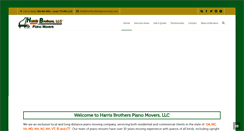 Desktop Screenshot of harrisbrotherspianomovers.com