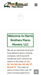 Mobile Screenshot of harrisbrotherspianomovers.com